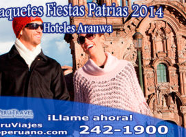 Hotel Aranwa en Paracas, Colca, Vichayito y Cusco en Fiestas Patrias