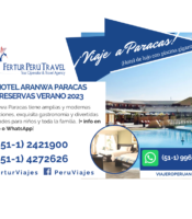 Reservas Hotel Aranwa Paracas para el Verano 2023 en Perú